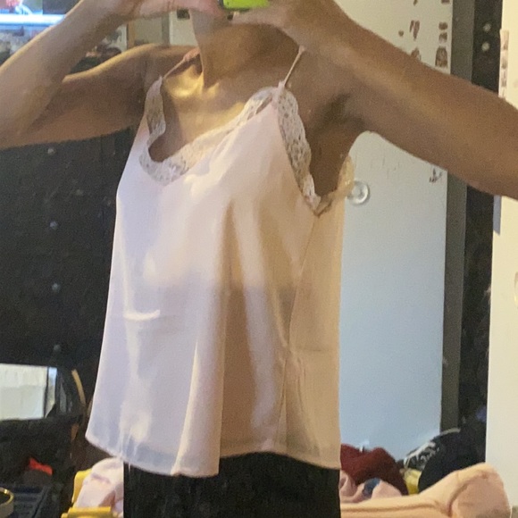 Be You Blush Pink Lace Tank - Picture 2 of 8